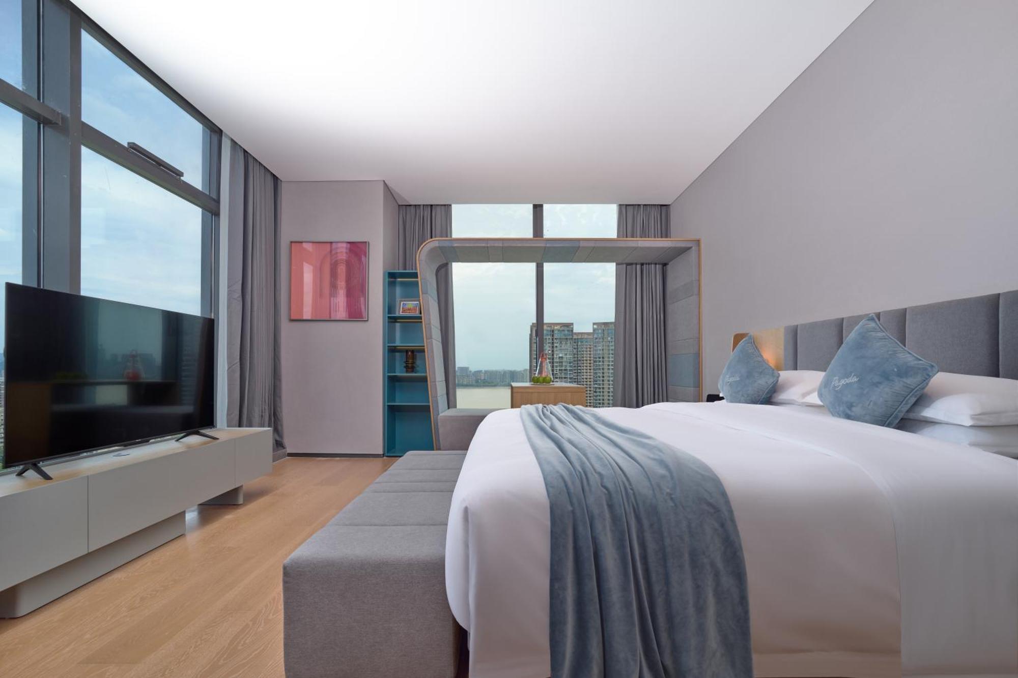 Pagoda Hotel Hangzhou Binjiang المظهر الخارجي الصورة