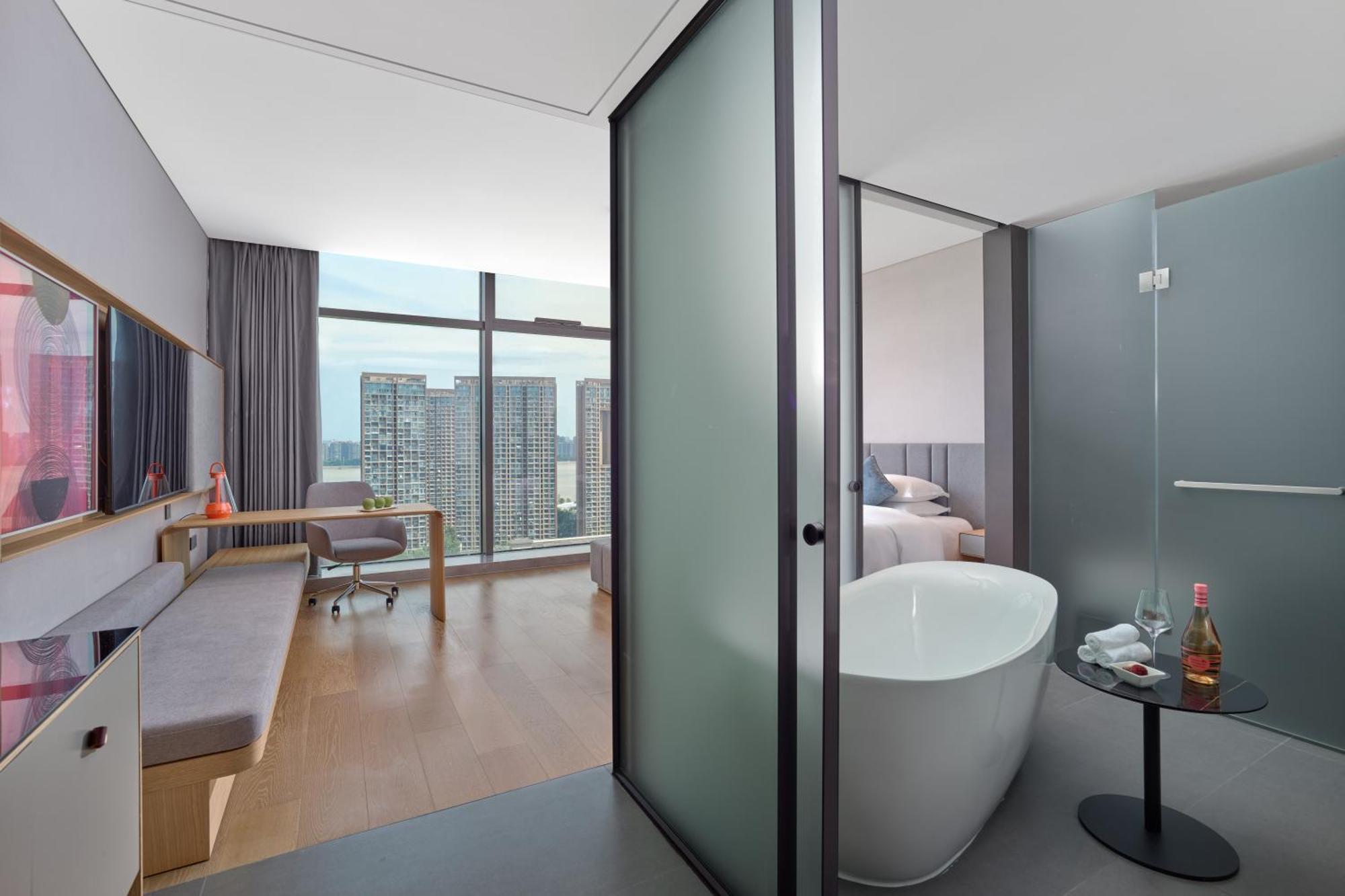 Pagoda Hotel Hangzhou Binjiang المظهر الخارجي الصورة